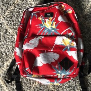 Tropical Red Vans Backpack